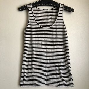 SCOTCH & SODA Black and White a Striped Tank Top S